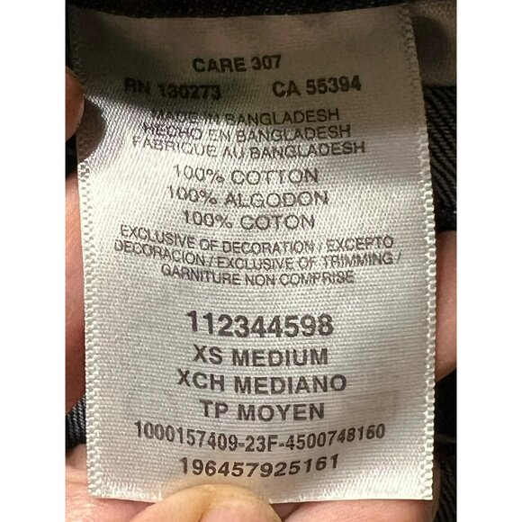 Lee Workwear Womens Denim Overalls XS Medium Wide Leg - Relaxed Fit 100% Cotton - Picture 4 of 9